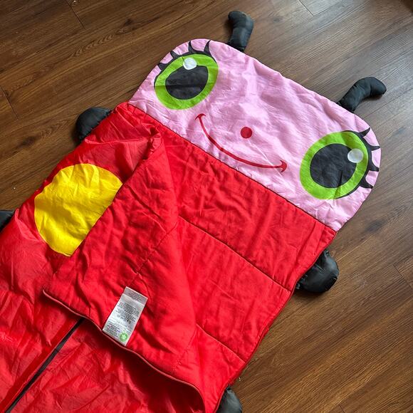 Melissa & Doug Mollie Ladybug Child's Camping Sleeping Bag - 5+ Years - Picture 1 of 8
